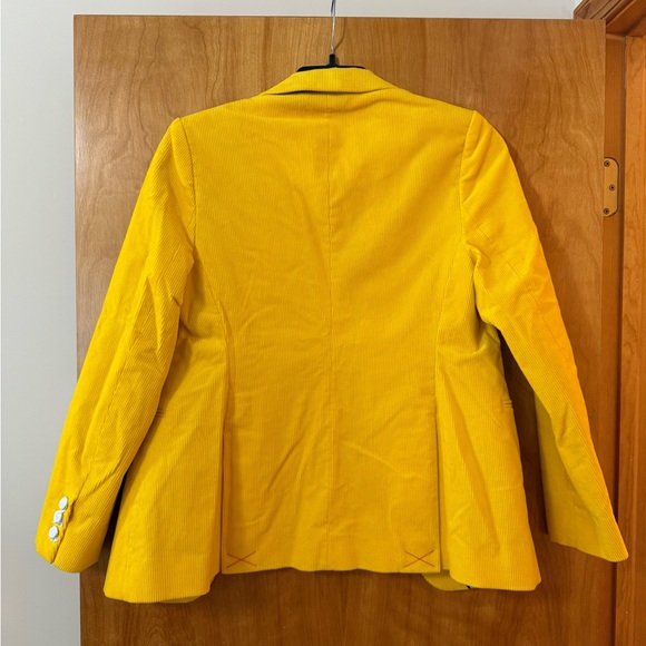 Boden Stamford Cord Corduroy Blazer Jacket Colorful Office NWT Yellow US 8 8R - Picture 7 of 11